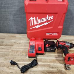 HOUSTON LOCATION - AS - IS Milwaukee FUEL 18V Lithium-Ion Brushless Cordless 1/2 in. Hammer Drill Driver Kit