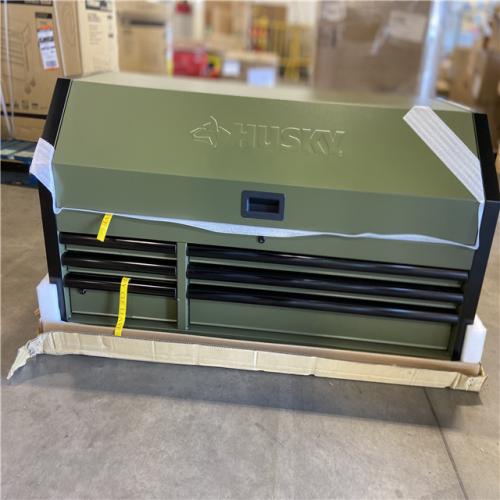 DALLAS LOCATION - Husky Heavy Duty 52 in. W 6-Drawer Matte Army Green Top Tool Chest