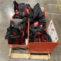 Dallas Location - NEW- Milwaukee General Contractor Work Waist Tool Belt with Suspension Rig(Lot Of 14)