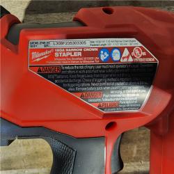 HOUSTON LOCATION - AS-IS MILWAUKEE FUEL 18-Volt Lithium-Ion Brushless Cordless 18-Gauge 1/4 in. Narrow Crown Stapler (Tool-Only)