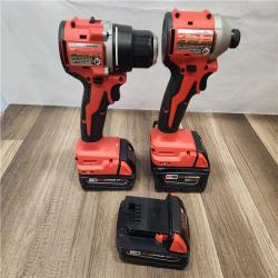 AS-IS- Milwaukee M18 Compact Brushless 2-Tool Combo Kit