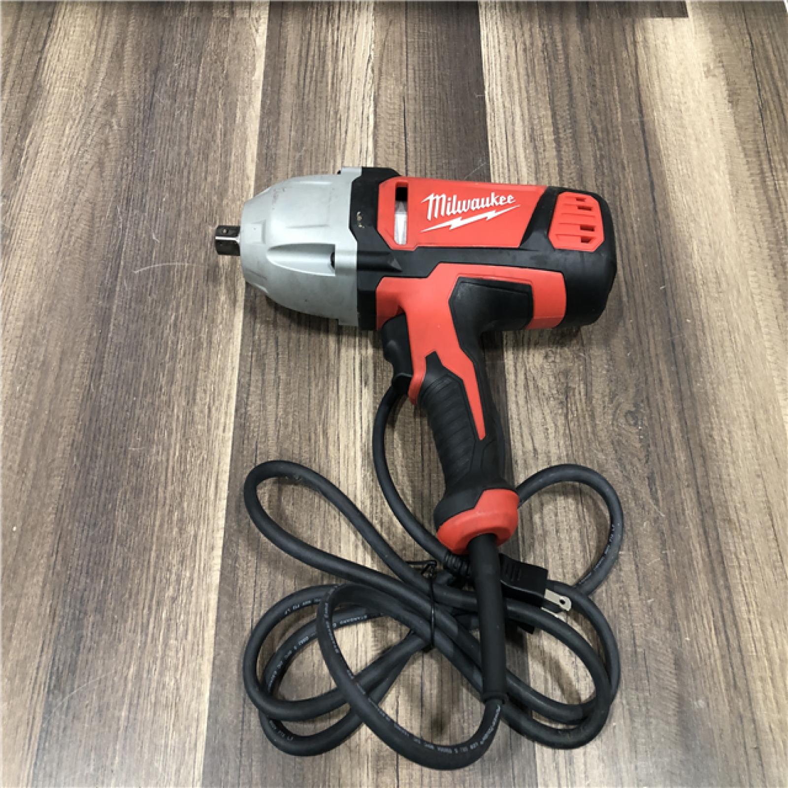 AS-IS Milwaukee 1/2 in. Impact Wrench with Rocker Switch and Detent Pin Socket Retention