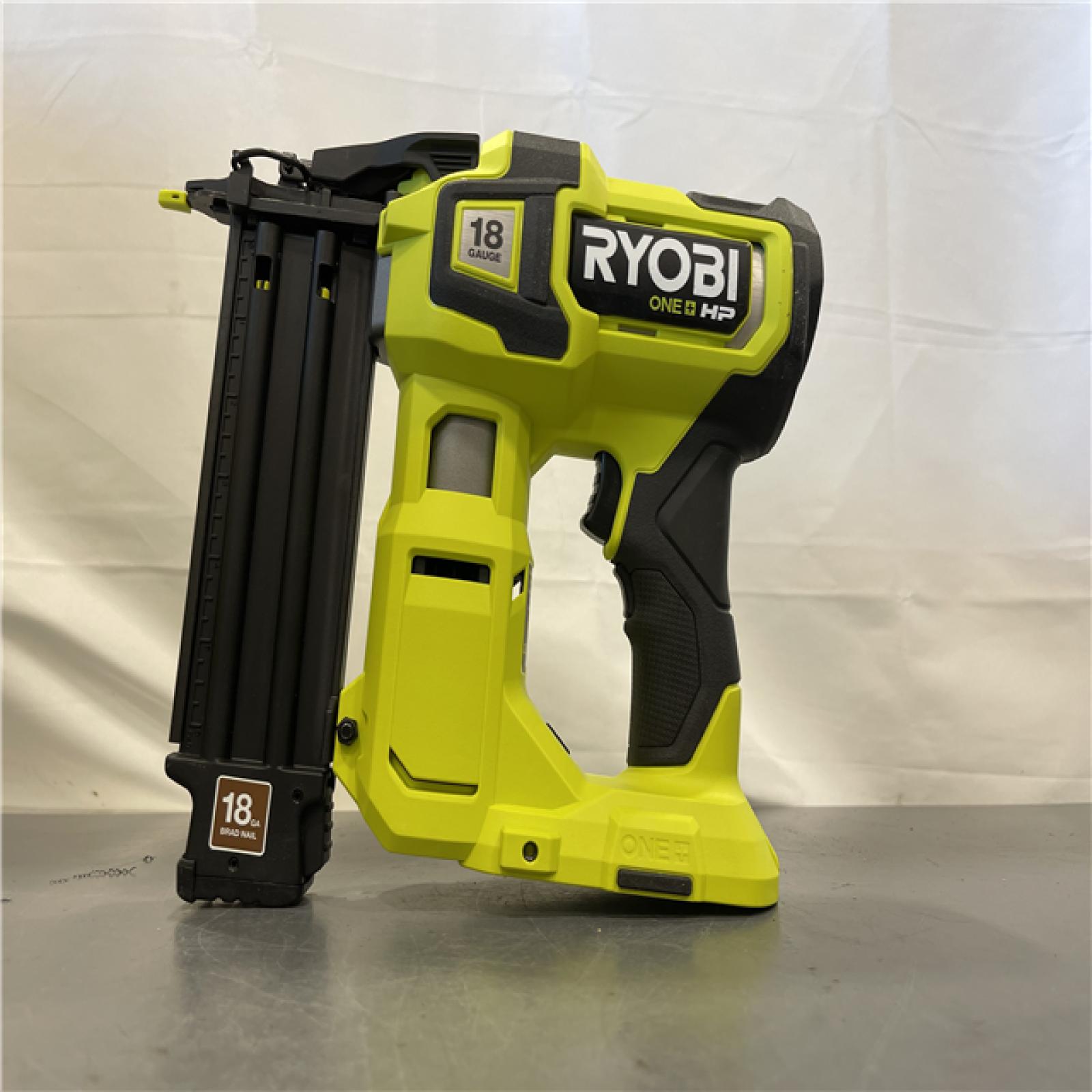 AS-IS - RYOBI ONE+ HP 18V 18-Gauge Brushless Cordless AirStrike Brad Nailer