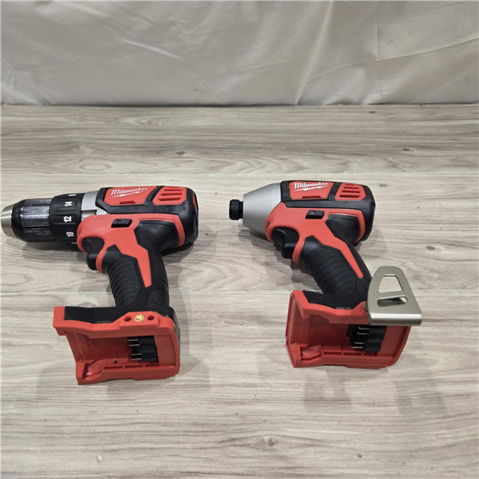 AS-IS Milwaukee 18V Cordless 2-Tool Drill/Driver and Impact Driver Kit