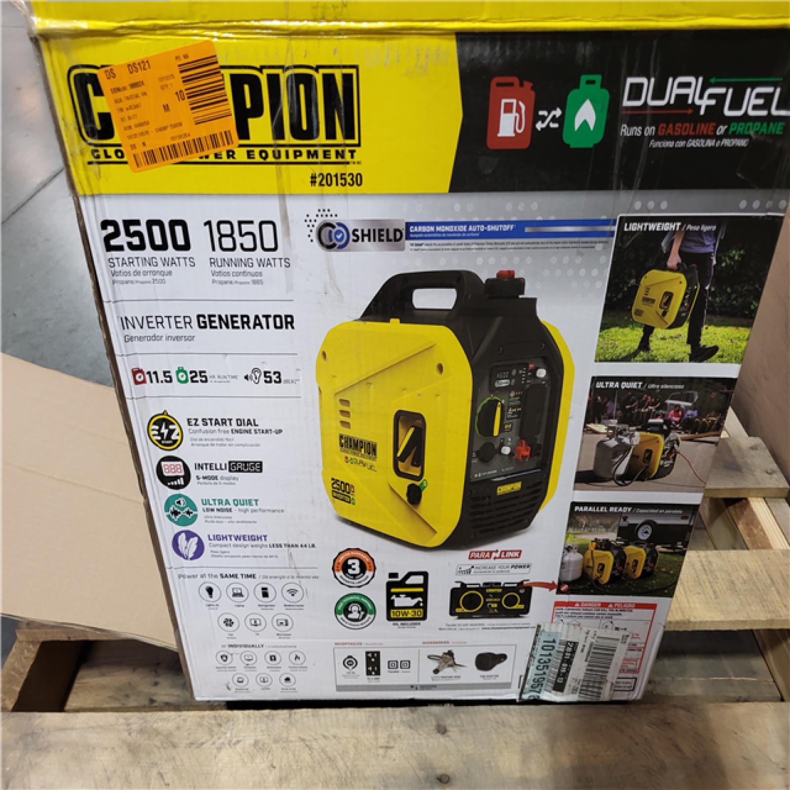 CALIFORNIA AS-IS CHAMPION PORTABLE GENERATOR