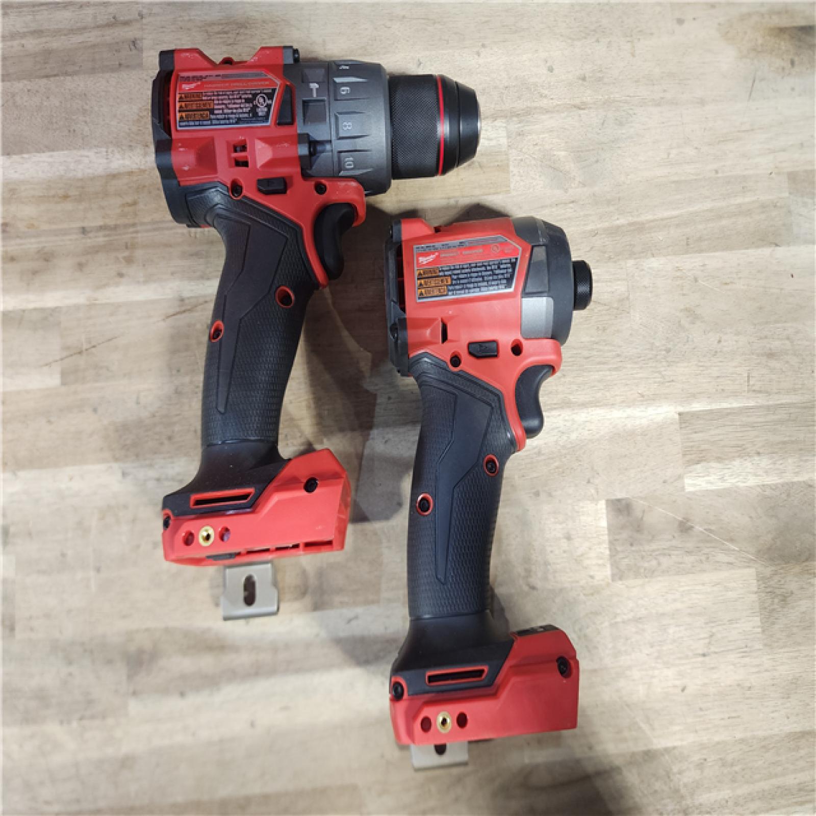 HOUSTON LOCATION - AS-IS MILWAUKEE FUEL 18V Lithium-Ion Brushless Cordless Hammer Drill and Impact Driver Combo Kit (2-Tool) with 2 Batteries