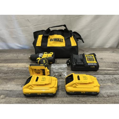 AS-IS DEWALT 20V XR Lithium-Ion Cordless Brushless 1/2 in. Drill/Driver Kit