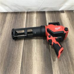 AS-IS Milwaukee 12V Lithium-Ion Cordless 10 oz. Adhesive and Caulk Gun (Tool-Only)