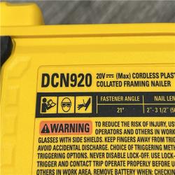 AS-IS DEWALT 20-Volt 21° Cordless Framing Nailer (Tool-Only)