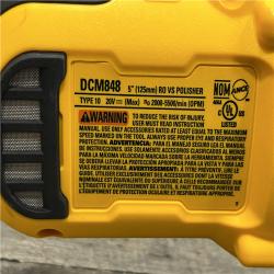 AS-IS DEWALT 20V MAX XR Brushless Cordless 5 Random Orbit Polisher Kit