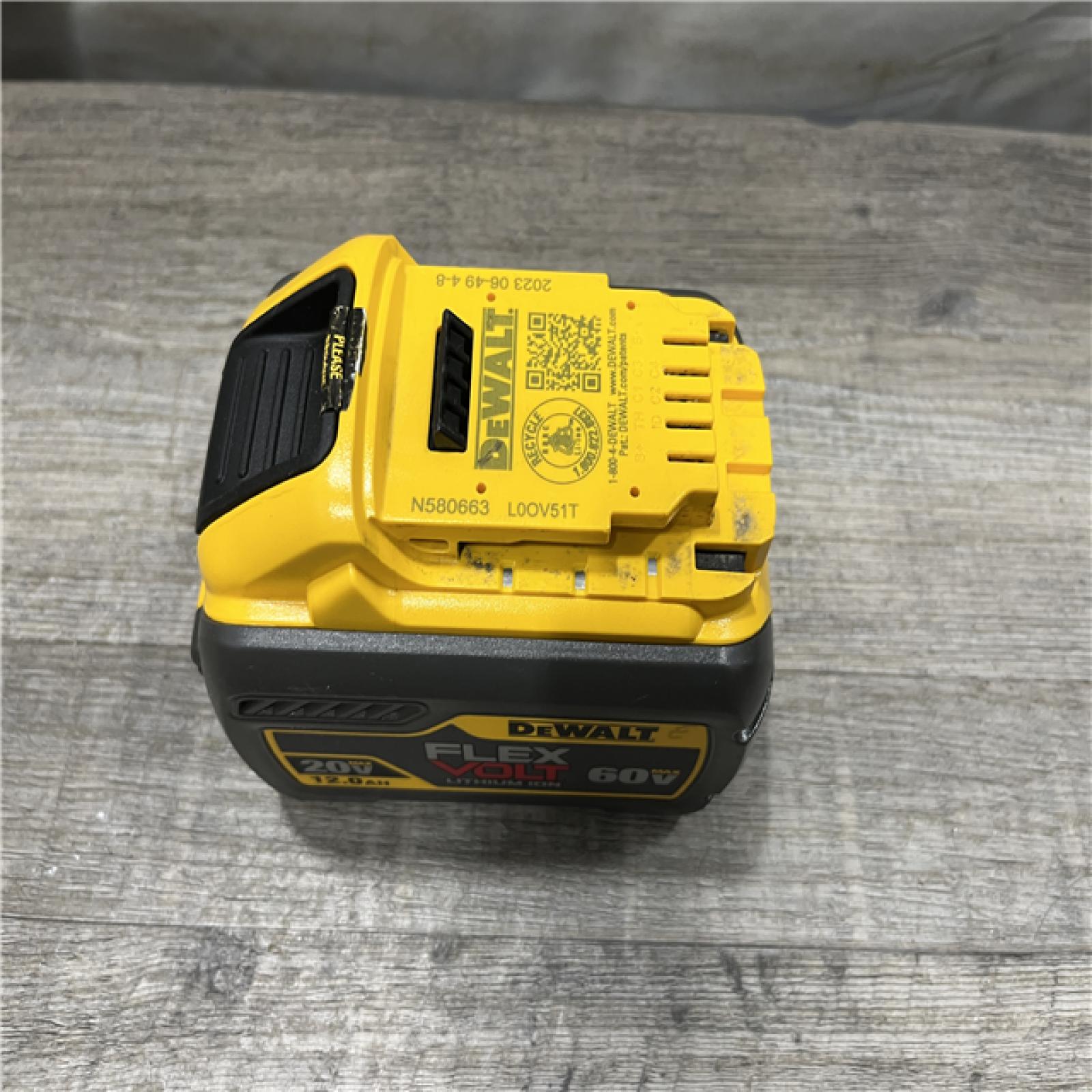 AS-IS DEWALT FLEXVOLT 20V/60V MAX Lithium-Ion 12.0Ah Battery