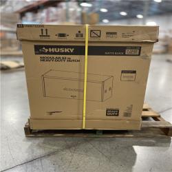 DALLAS LOCATION - AS-IS Husky Modular Tool Storage Heavy Duty 62 in. W x 24 in. D Matte Black Top Tool Chest