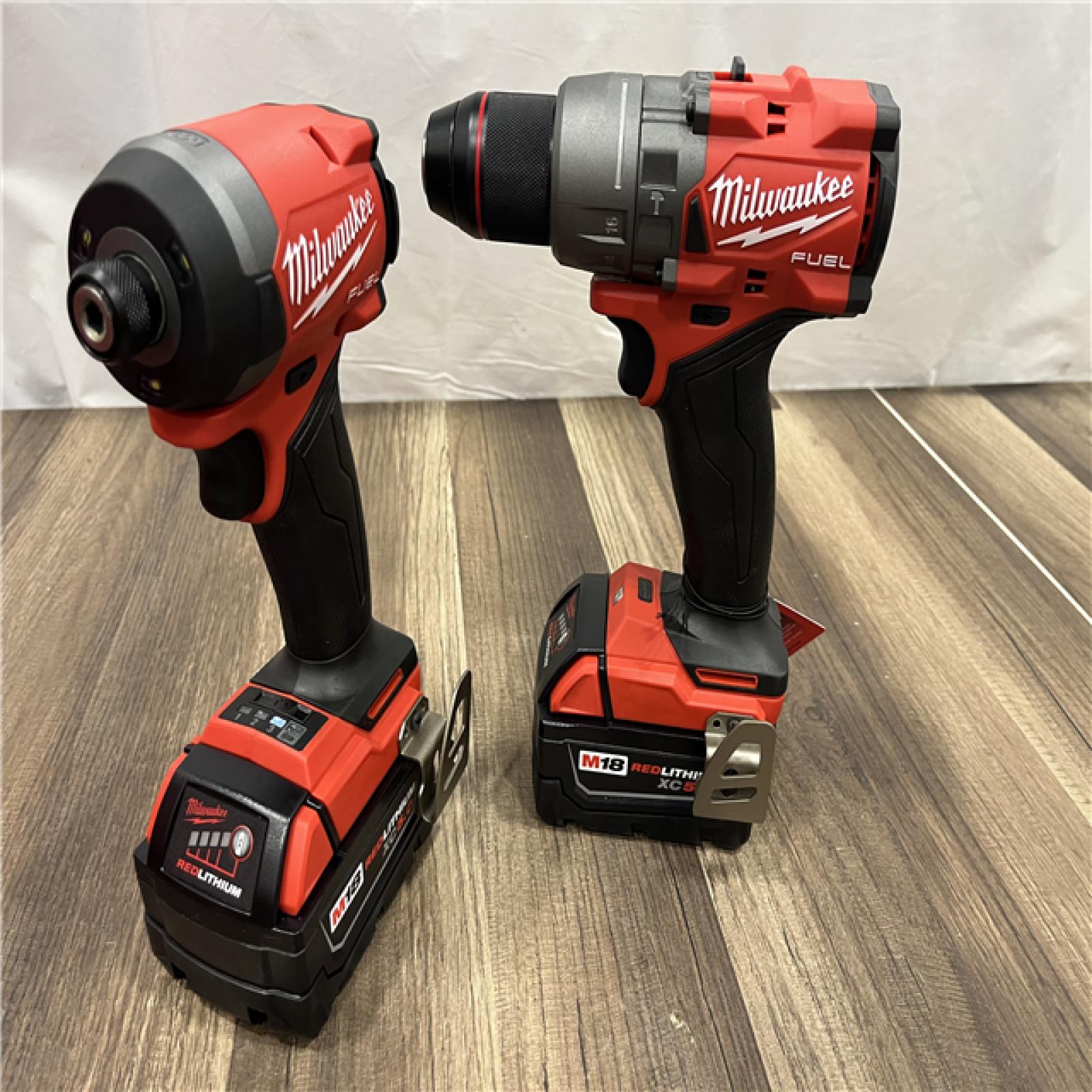 GOOD Milwaukee M18 FUEL 18V Lithium-Ion Brushless Cordless Hammer Drill and Impact Driver Combo Kit (2-Tool) with 2 Batteries
