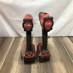 AS-IS Milwaukee FUEL 18V Lithium-Ion Brushless Cordless Hammer Drill and Impact Driver Combo Kit