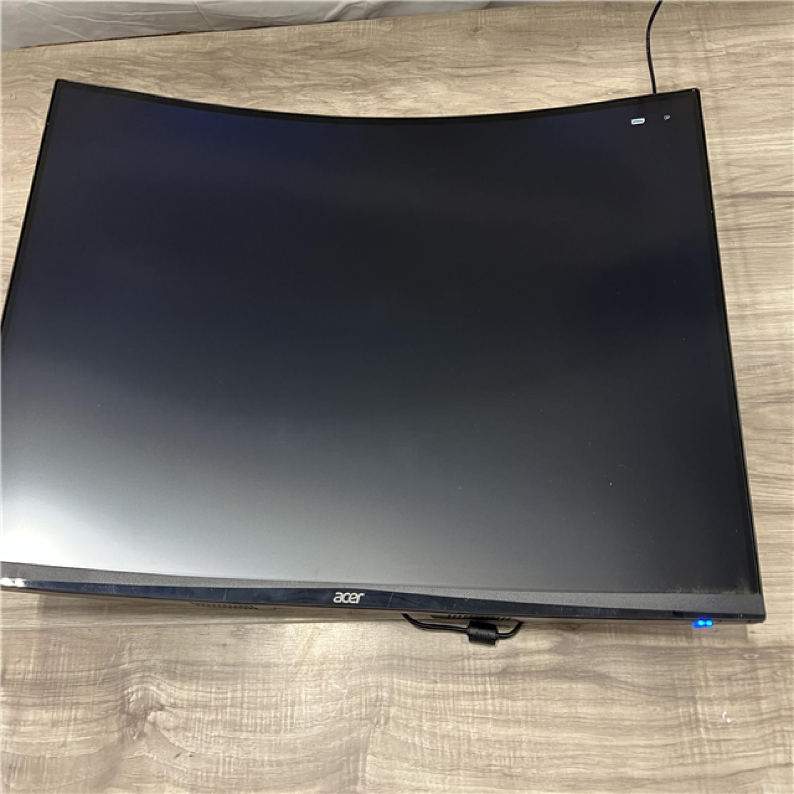 AS-IS Acer - Nitro 27 LED Curved FHD 180Hz 1ms FreeSync Premium Gaming Monitor