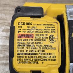 AS-IS DEWALT 20V MAX Cordless 1/2 3-Speed Hammer Drill (Tool-Only)