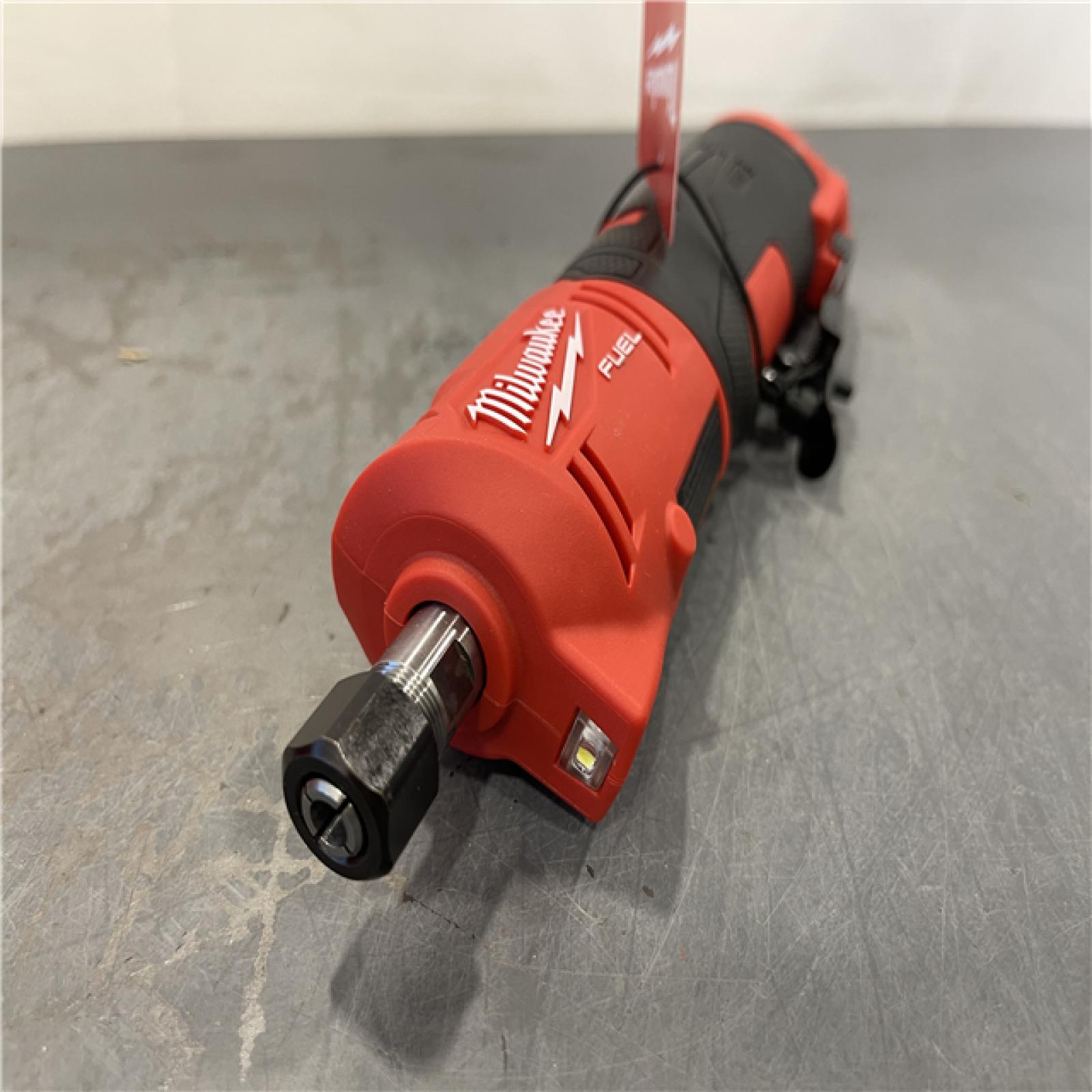 AS-IS - Milwaukee M12 FUEL 12V Lithium-Ion Brushless Cordless 1/4 in. Straight Die Grinder