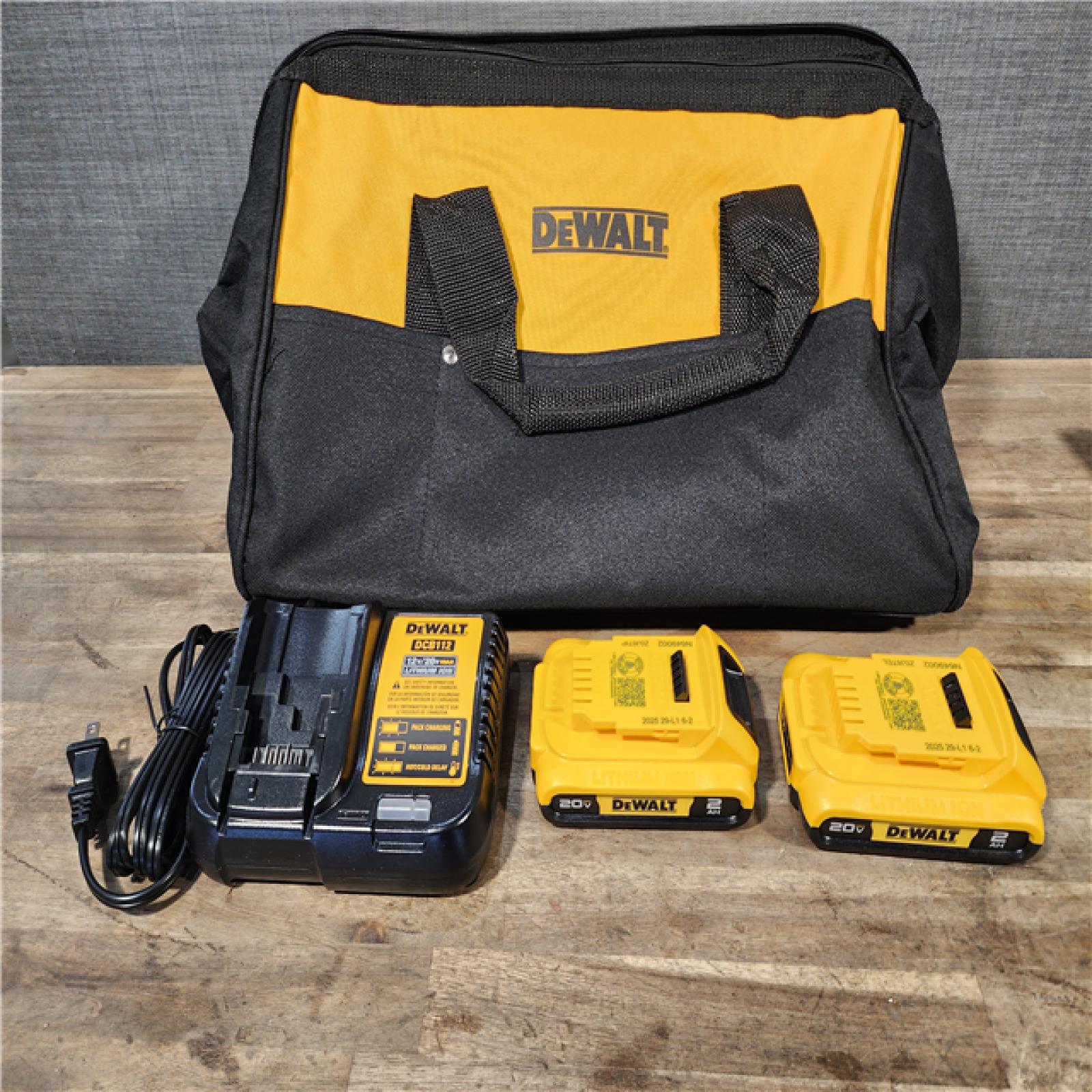 HOUSTON LOCATION - AS-IS DeWalt 20V MAX ATOMIC Cordless Brushless 3-Tool Combo Kit
