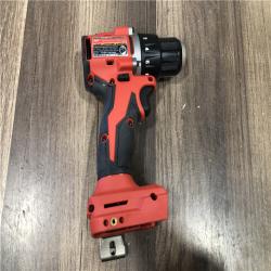 AS-IS Milwaukee 18V Lithium-Ion Brushless Cordless 1/2 in. Compact Drill/Driver (Tool-Only)