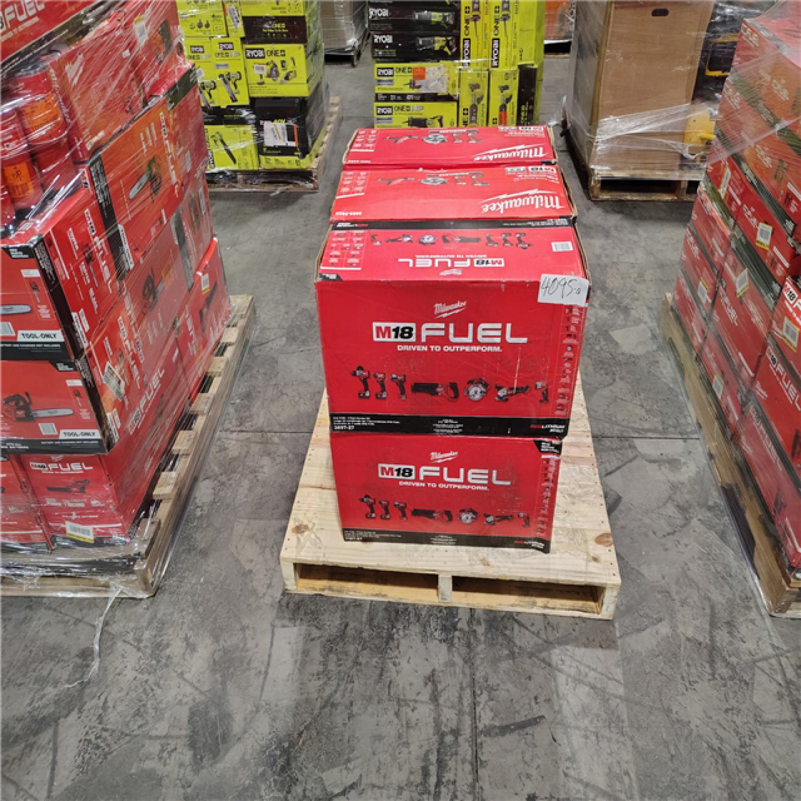 Pittston Location As-Is Power Tools Partial Truckload (15 Pallets) 4095-B