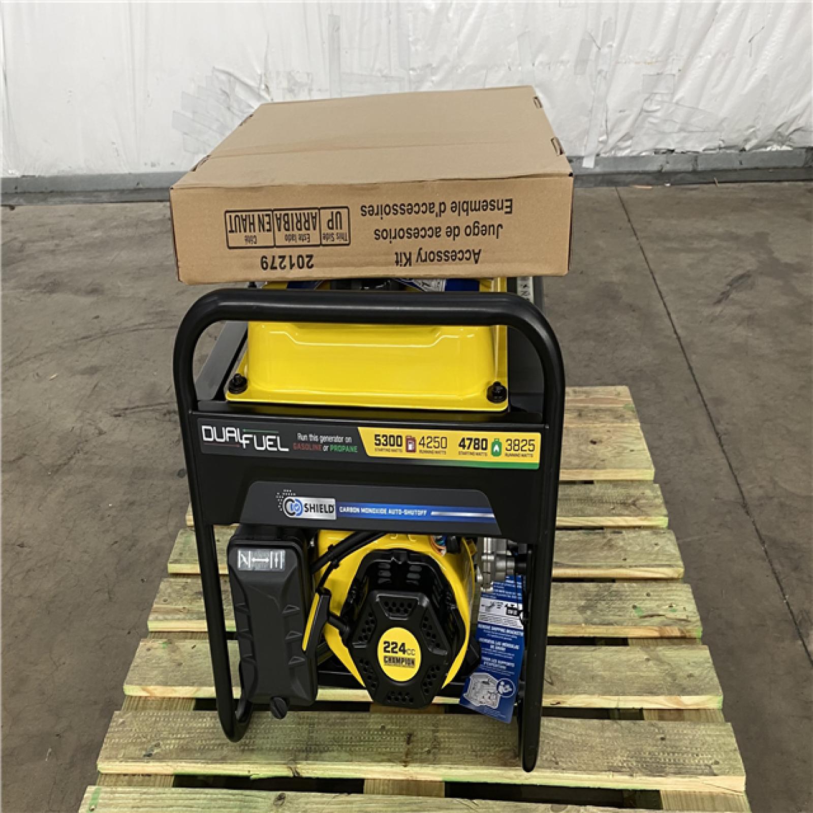 Houston Location AS-IS Champion Dual Fuel Generator 5300 Watts