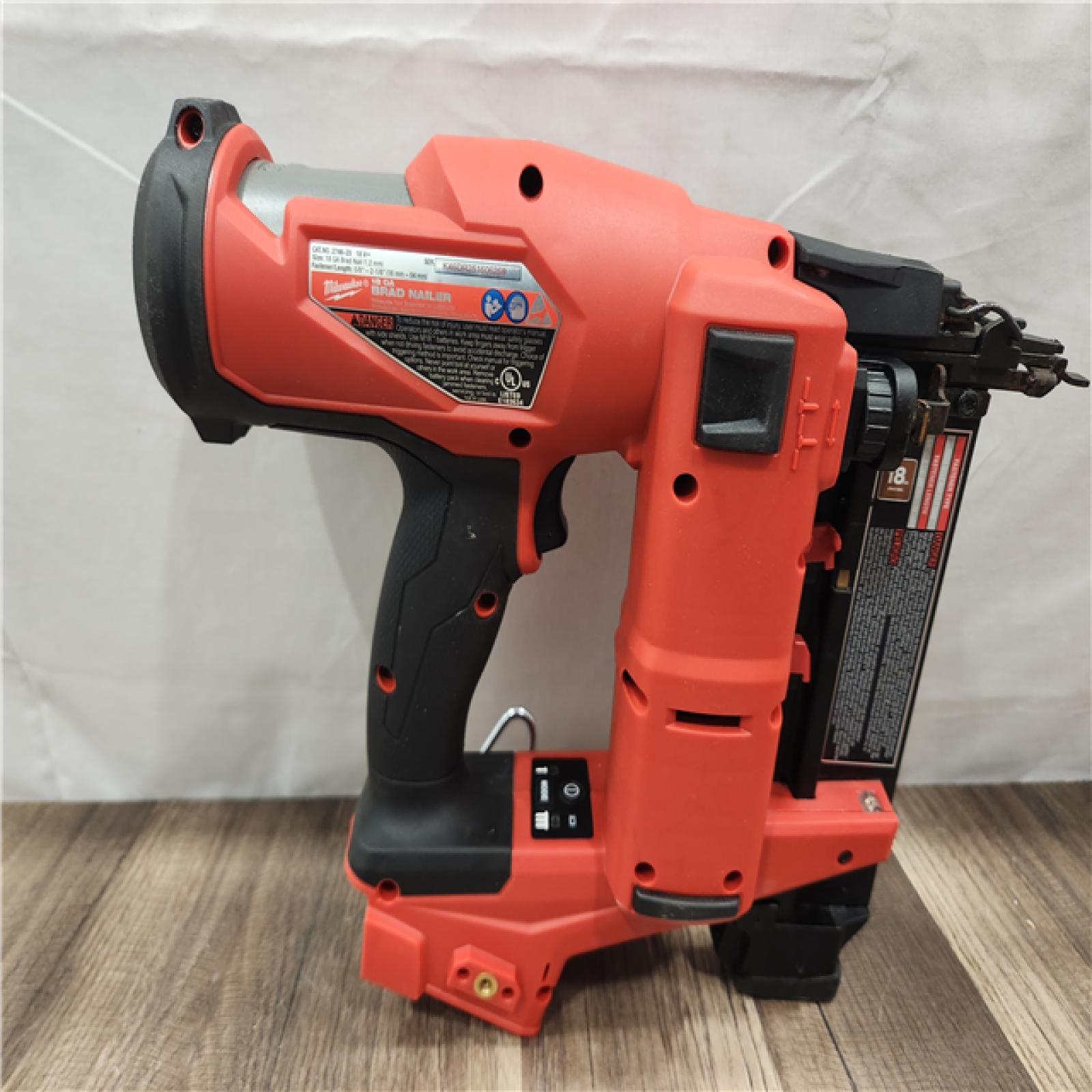 AS-IS- Milwaukee M18 FUEL 18 Gauge Brad Nailer (TOOL ONLY)