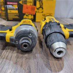AS-IS DEWALT ATOMIC 20-Volt MAX Lithium-Ion Cordless Combo Kit (2-Tool) with (2) 2.0Ah Batteries, Charger and Bag