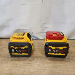 AS-IS- DEWALT FLEXVOLT 20V/60V MAX Lithium-Ion 6.0Ah Battery Pack (2 Pack)