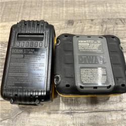 AS-IS DEWALT 20V MAX Lithium-Ion Starter Kit with 4.0 Ah and 5.0 Ah Batteries and Charger