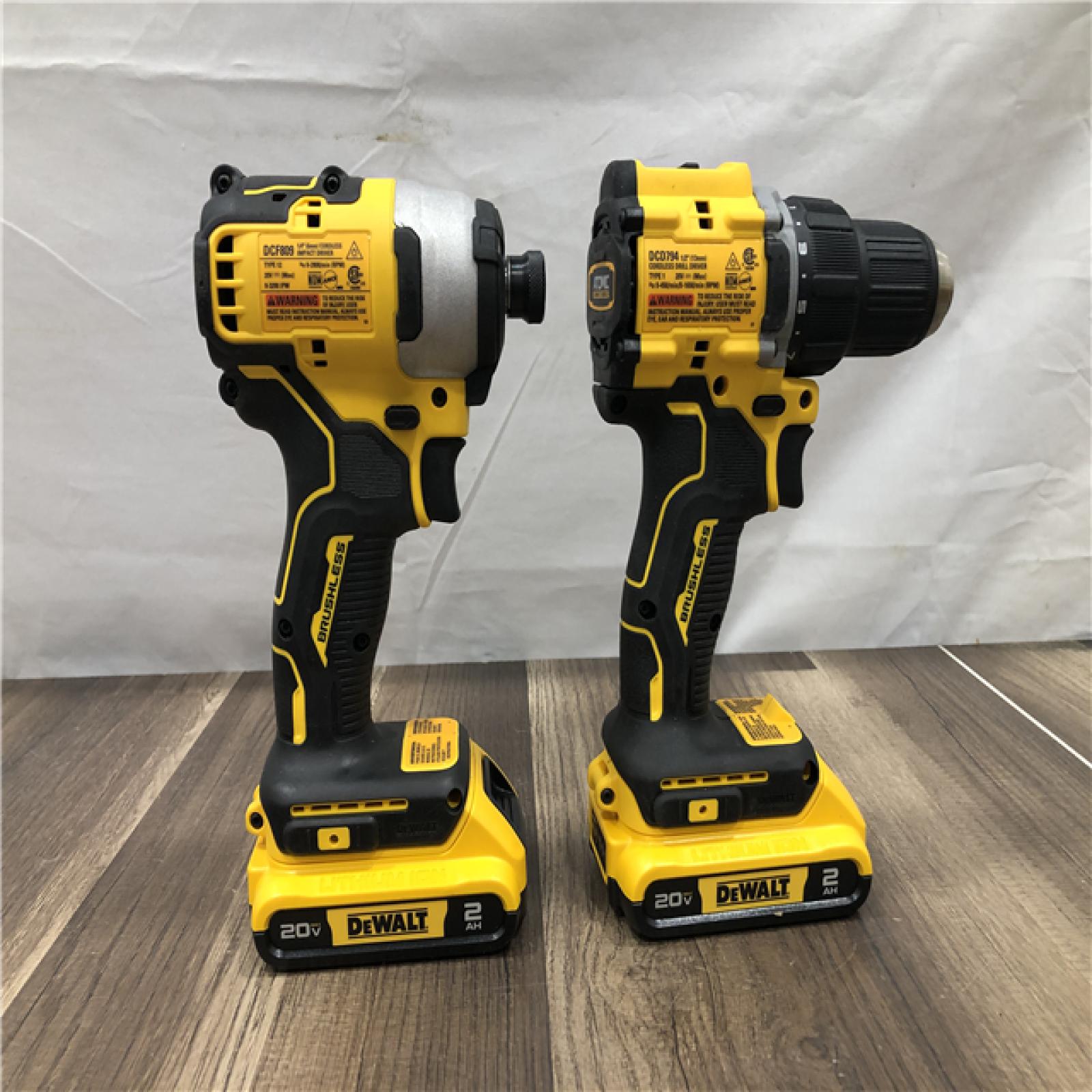 AS-IS DEWALT ATOMIC 20-Volt MAX Lithium-Ion Cordless Combo Kit