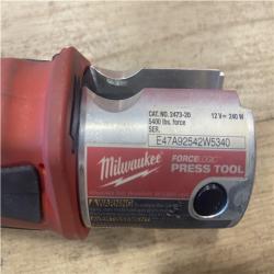 AS-IS Milwaukee 12-Volt Lithium-Ion Force Logic Cordless Press Tool Kit