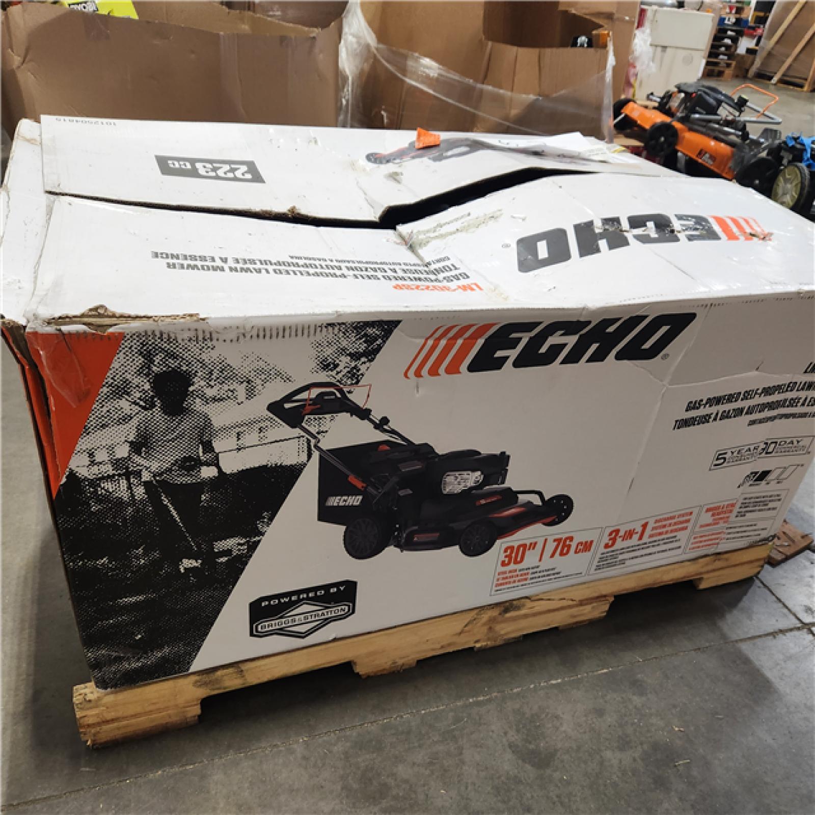 Dallas Location - As-Is ECHO 30 in. 223 CC Lawn Mower
