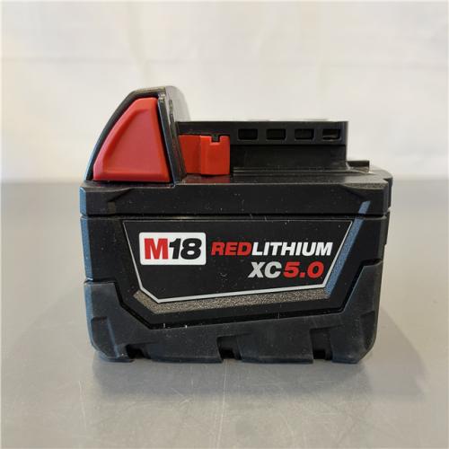 AS-IS - Milwaukee 48-11-1850R M18 18V REDLITHIUM XC5.0 Oil Resistant Battery