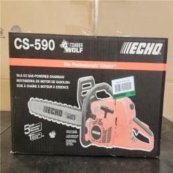 Phoenix NEW ECHO 20 in. 59.8 cc Gas 2-Stroke Rear Handle Timber Wolf Chainsaw