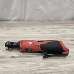 AS-IS MILWAUKEE 2457-20 .38 in. M12 Cordless Ratchet (Tool-Only)