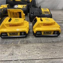 AS-IS DEWALT ATOMIC 20-Volt MAX Lithium-Ion Cordless Combo Kit