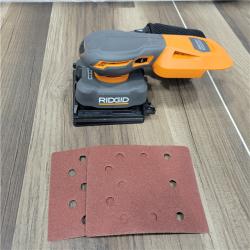 AS-IS RIDGID 18V SubCompact Brushless Cordless 1/4 Sheet Sander (Tool Only)