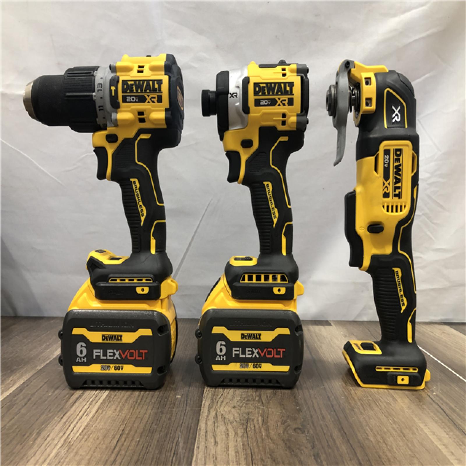 AS-IS DEWALT 20V MAX Lithium-Ion Cordless 3-Tool Combo Kit