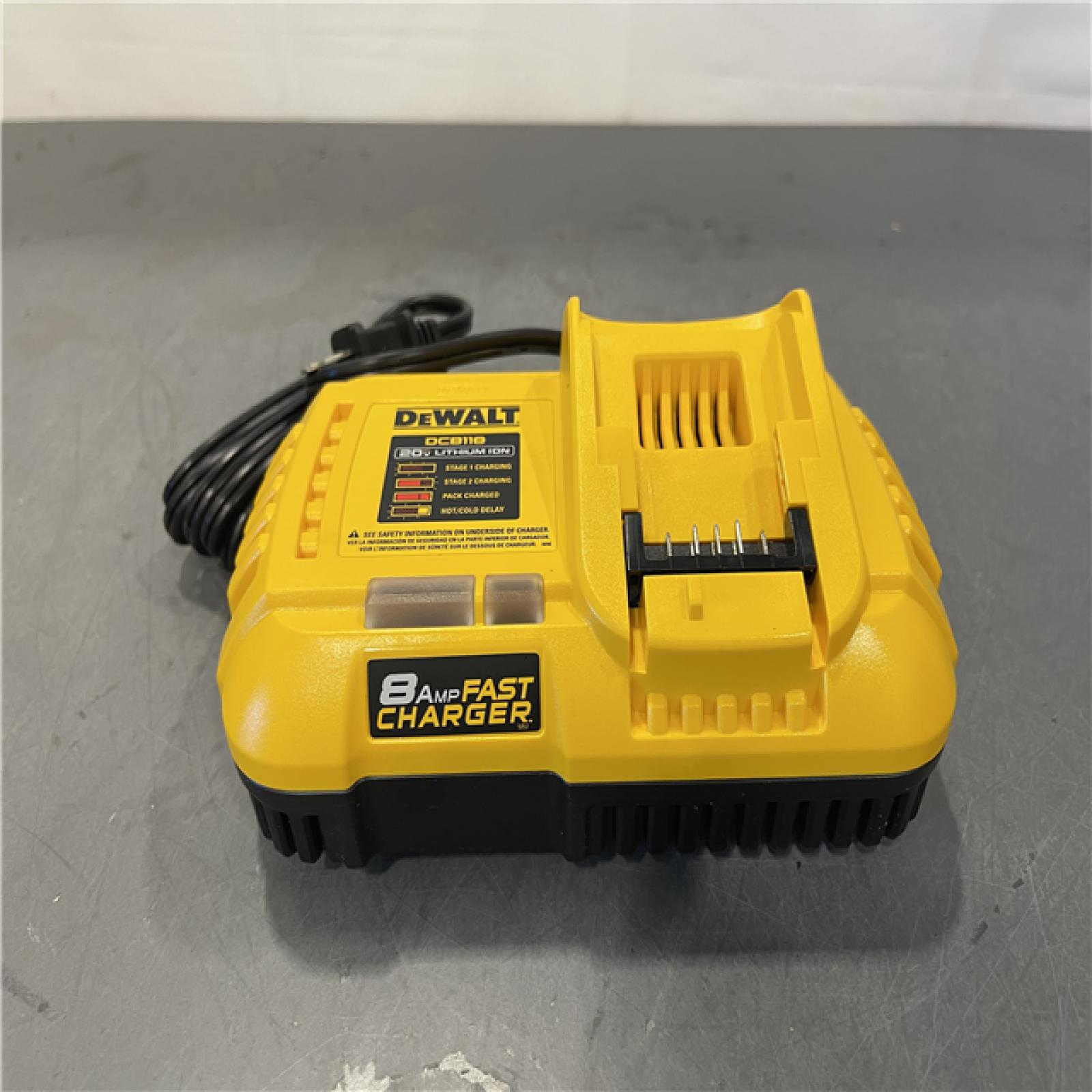 AS-IS - DeWalt 20V MAX / 60V MAX FLEXVOLT Lithium-Ion Fan Cooled Fast Battery Charger