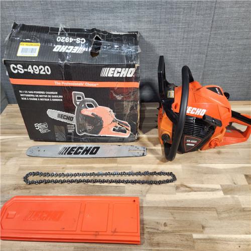 HOUSTON LOCATION - AS-IS ECHO 20 in. 50.1 Cc 2-Stroke Gas Rear Handle Chainsaw