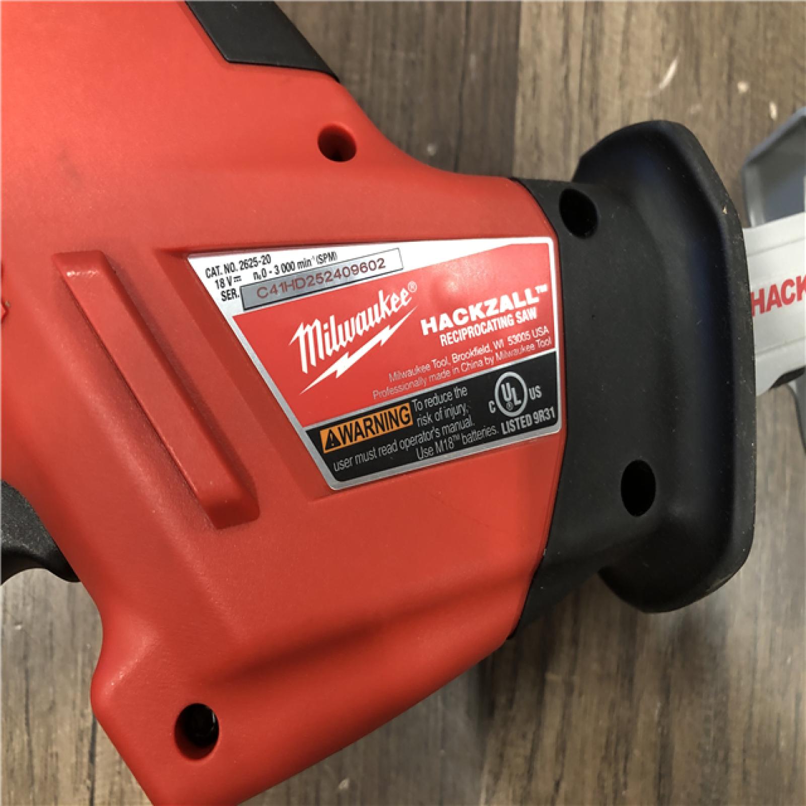 AS-IS Milwaukee 18V Lithium-Ion Cordless HACKZALL Reciprocating Saw (Tool-Only)