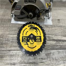 AS-IS DEWALT 20V MAX Cordless Brushless 7-1/4 in. Sidewinder Style Circular Saw with FLEXVOLT ADVANTAGE (Tool Only)
