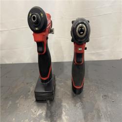 AS-IS- Milwaukee 12V Brushless Hammer Drill and Impact Driver Combo Kit