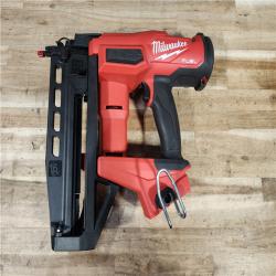 HOUSTON LOCATION - AS-IS Milwaukee FUEL 18-Volt Lithium-Ion Brushless Cordless Gen ll 16-Gauge Straight Finish Nailer (Tool Only)