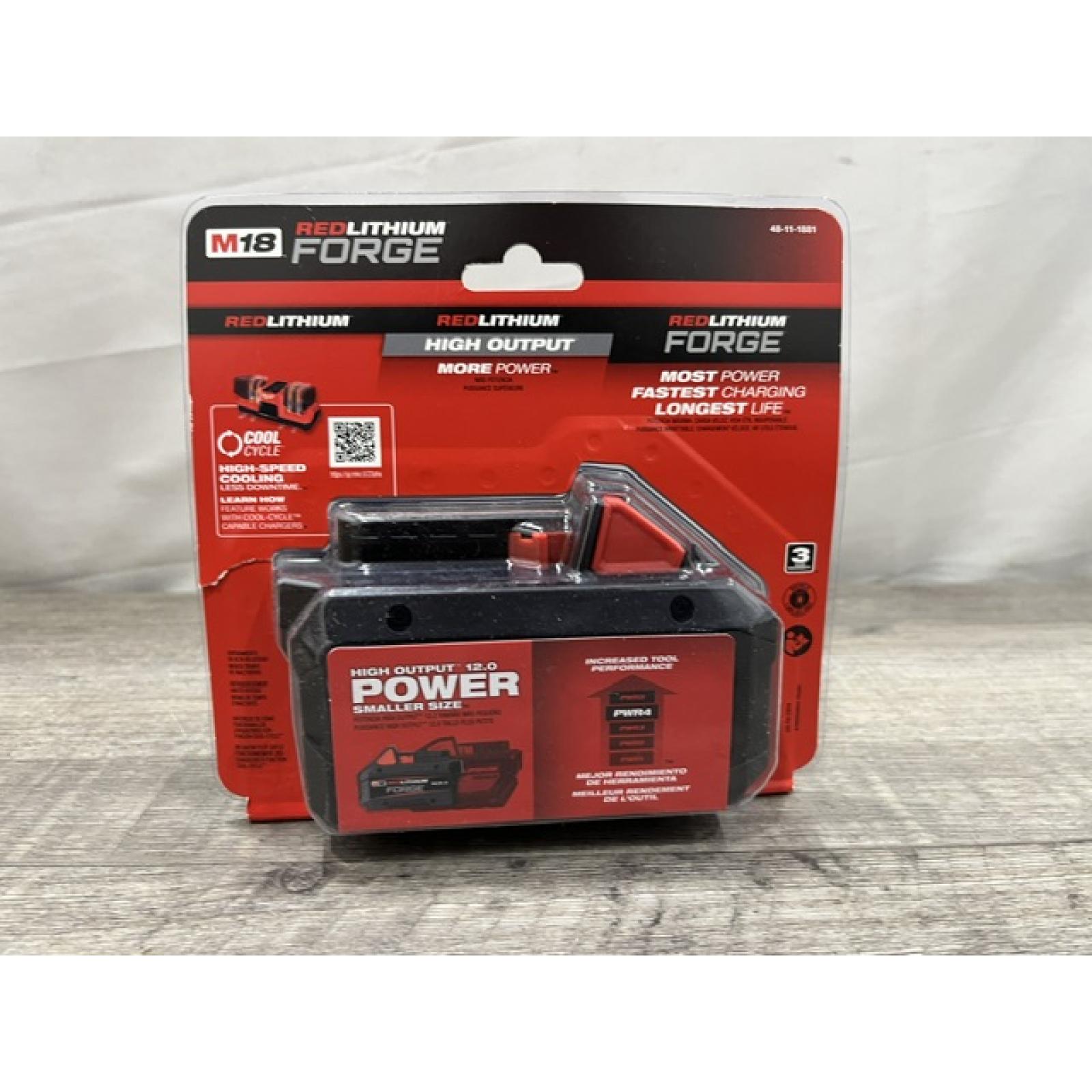 NEW - Milwaukee 18V Lithium-Ion REDLITHIUM FORGE XC 8.0 Ah Battery Pack