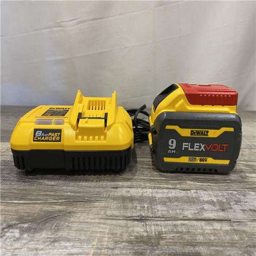 AS-IS DEWALT 20V/60V MAX FLEXVOLT Lithium-Ion 9.0Ah Battery and Charger Starter Kit