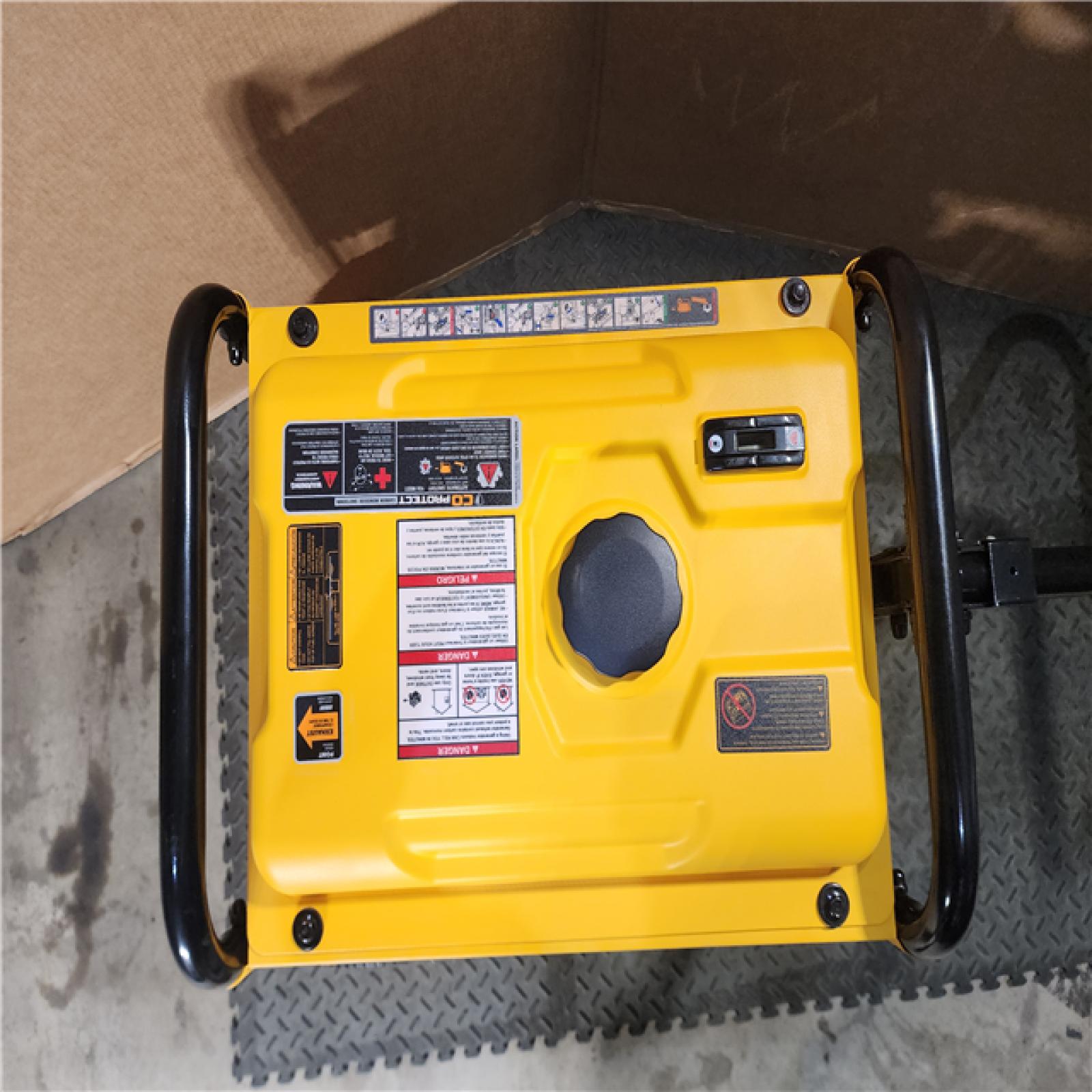 HOUSTON LOCATION - AS-IS DEWALT 4000-Watt Manual Start Gas-Powered Portable Generator with Premium Engine, Covered Outlets and CO Protect