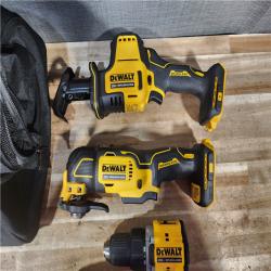 HOUSTON LOCATION - AS - IS DEWALT ATOMIC 20-Volt Lithium-Ion Cordless Brushless (4-Tool) Combo Kit
