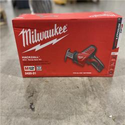 NEW! - Milwaukee M12 12V Lithium-Ion HACKZALL Cordless Reciprocating Saw Kit with One 1.5Ah Battery, Charger and Tool Bag