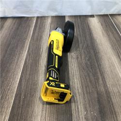 AS-IS DEWALT 20V MAX XR Cordless Brushless 4.5 in. Slide Switch Small Angle Grinder with Kickback Brake (Tool Only)